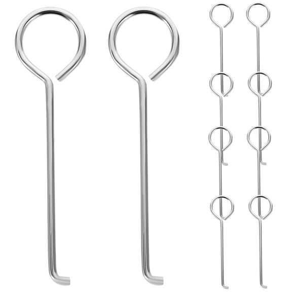 50pcs Drain Lifting Hook Floor Drain Grate Hooks Lifting Hooks Floor Drain Removal Tool for Bathroom