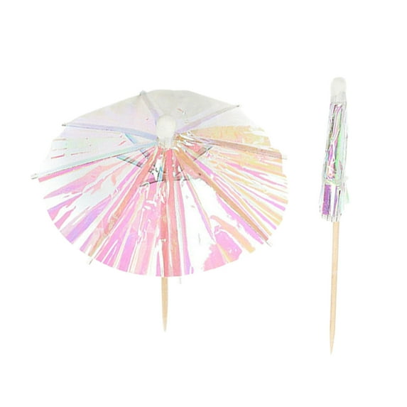 50pcs Drink Umbrellas Cocktail Picks - Cocktail Umbrellas For Drinks, Paper Umbrella Cocktail Toothpicks For Hawaiian Beach Pool Party Decorations