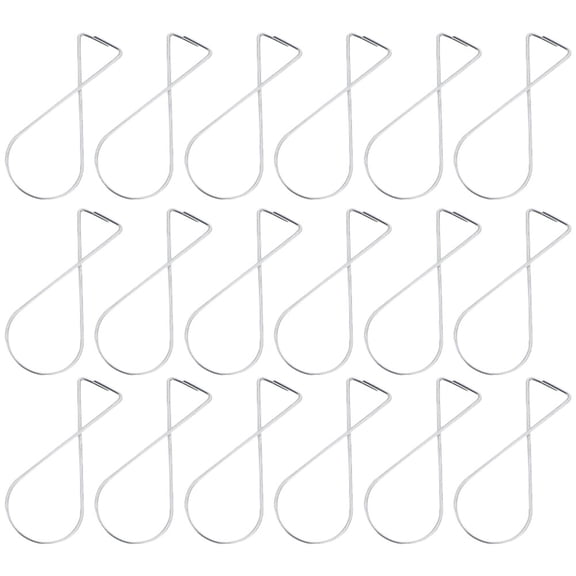 Yardwe 50pcs Steel Wire Spring Hooks for Hanging Suspended Ceiling Installation Hardware Accessories