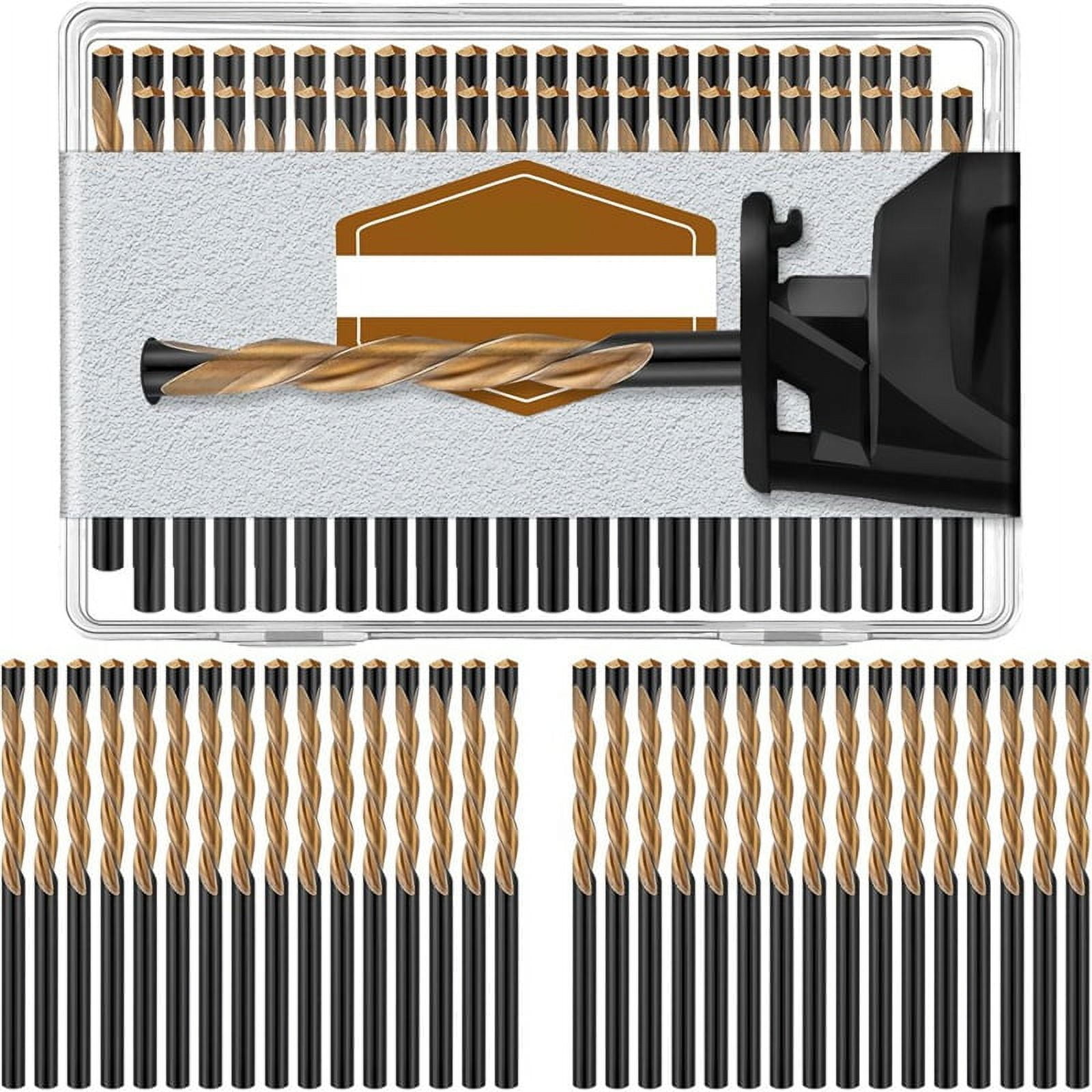 50pcs Drywall Drill Bits Pilot Point Cutting Drill Bits Diameter Drywall Router Drill Bits Drywall Tools for Spiral Saw