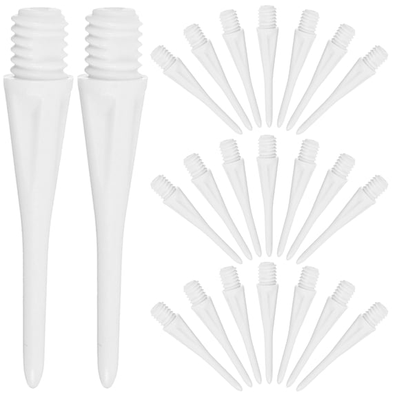 LIOOBO Dart Accessories White Plastic Professional Soft Replacement Points for Pets