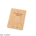 thumbnail image 1 of 50pcs Earring Holder Cards Paper Tags For Necklace Bracelet Jewelry Display Small Business Packaging Supplies Handmade With Love N11, 1 of 6