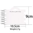 thumbnail image 1 of 50pcs Earring Paperboard Hairpin Necklace Display Cards Holder Bulk Paper Bracelet Packaging Cardboard For Diy Jewelry Making 8Fit Bracelet, 1 of 6