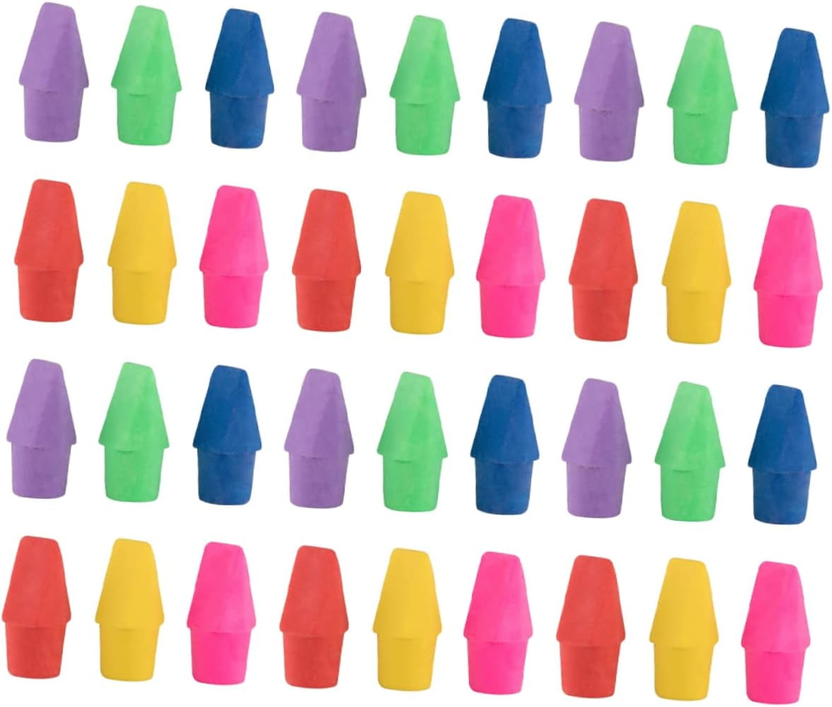 50pcs Eraser Pencil Cap Pencil Erasers Bulk Pencil Erasers Toppers