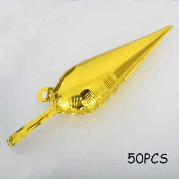 50pcs Explosion Star Balloons Birthday Party Opening Ceremony Wedding Decoration Water Drop Cone Foil Balloon Party Supplies Home Decoration