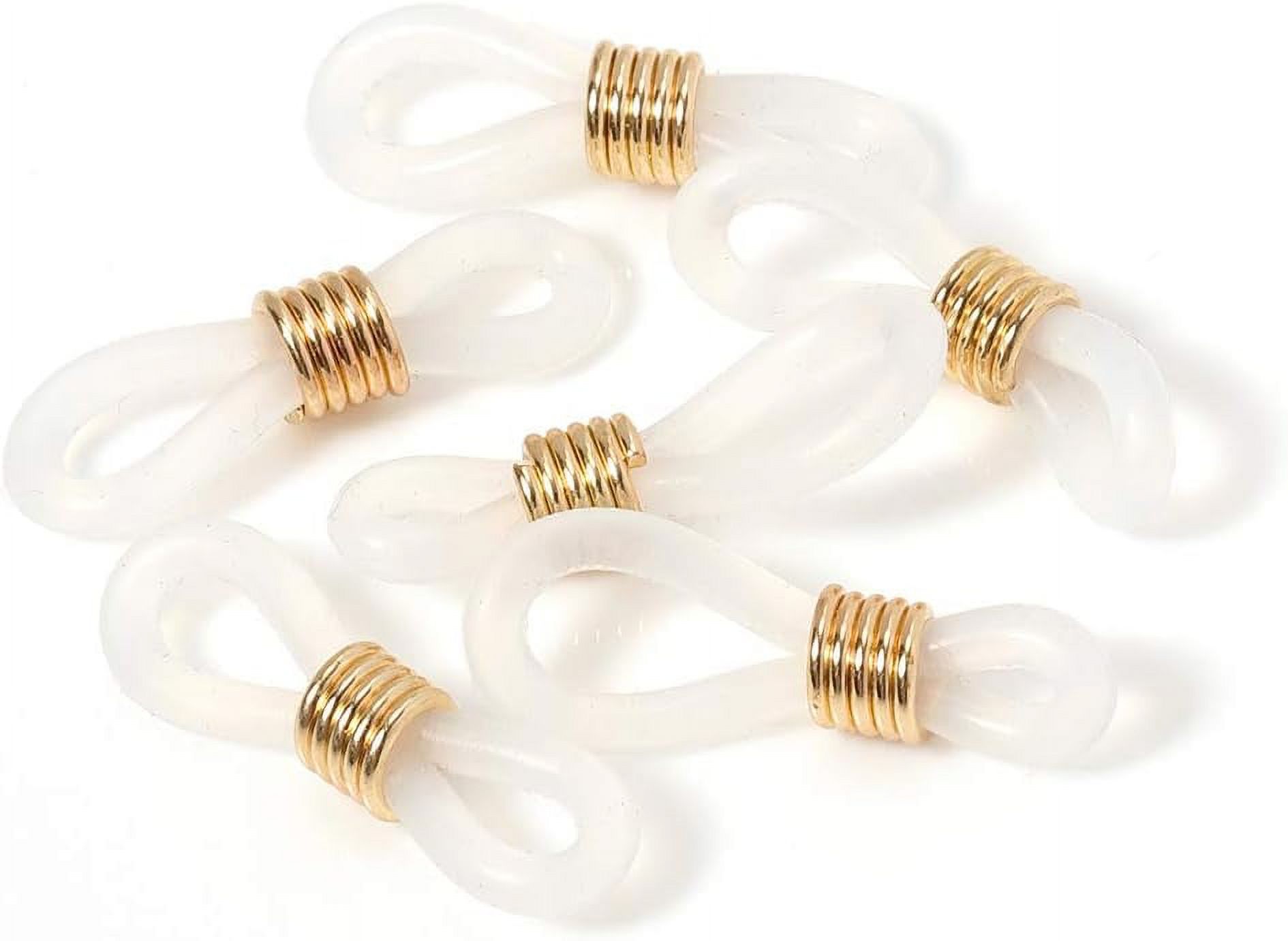 50pcs Eyeglasses Holder Ends Adjustable Rubber Connectors Strap Eyelets