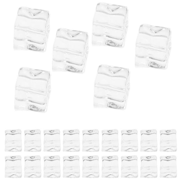 Ingridstore 50-Cavity Reusable Plastic Ice Cube Molds, 50 Count