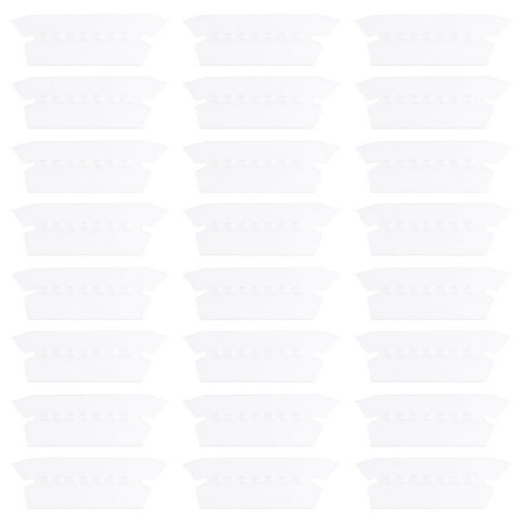 50pcs File Index Label Transparent Hanging Folder Tabs Stationery Office Suplies Accessories for Daily Use with Paper