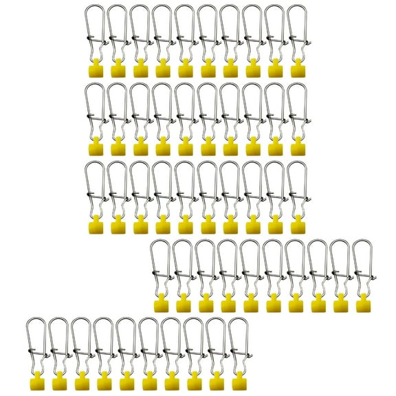 50pcs Fishing Line Sinkers Slides Sinkers Line Connector Sinkers Slider Swivels Saltwater Fishing Accessories