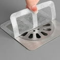 thumbnail image 1 of 100pcs Floor Drain Sticker, Disposable Shower Hair Catcher, Sticker,Disposable Covers, 1 of 7