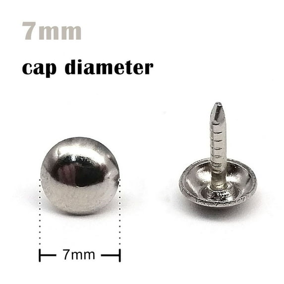 50pcs Golden Silvery Upholstery Nail Jewelry Chest Gift Wine Case Wooden Box Sofa Shoes Decorative Tack Stud Pushpin Doornail