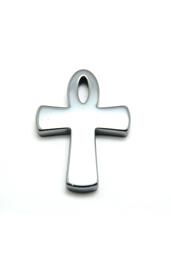 50pcs Grade AA Non-Magnetic Hematite Pendants 49x34x4mm Hole: 3x11mm