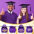 thumbnail image 1 of 50pcs Graduation Cap Shaped Candy Gift Boxes, Mini Festival Treat Container, Small Cardboard Box for Party Favors, Souvenirs, Graduation Celebrations, Gift Packaging and Holiday Storage, Purple, 1 of 6