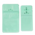 thumbnail image 1 of 50pcs Green Reusable Plastic Zip Lock Bag Transparent Gift Wrapping Pouch Jewelry Packaging Cookie Food Zipper Storage Bags 6x10cm (4.5x7cm) 50PCS, 1 of 5