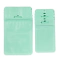 thumbnail image 1 of 50pcs Green Reusable Plastic Zip Lock Bag Transparent Gift Wrapping Pouch Jewelry Packaging Cookie Food Zipper Storage Bags 8.5x13cm (7.5x10cm) 50PCS, 1 of 5