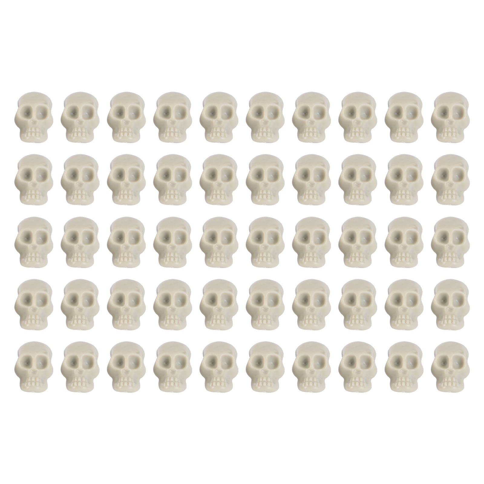 50pcs Halloween Skull Props Toys Funny Plastic Skeleton Children Party Favors Tricky Toys DIY