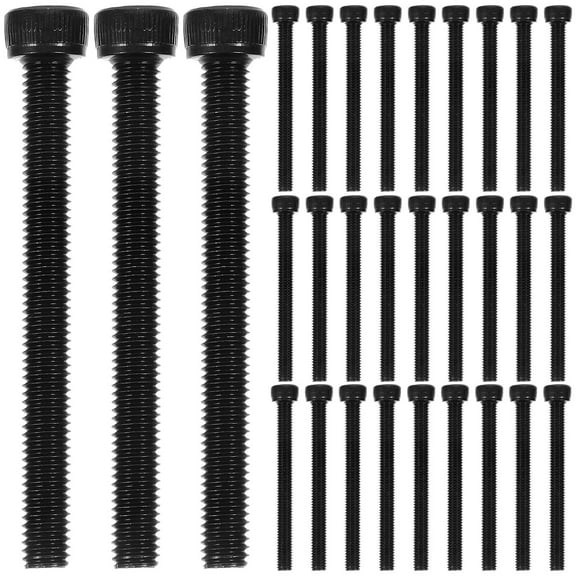 50pcs Hex Head Bolt M5x50mm Hexagon Socket Screw Thread Bolt Machine Mounting Screw