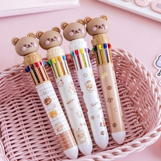 6PCS cute stationary stationary pens kawaii pen pink school supplies  staionary sets needle point pen