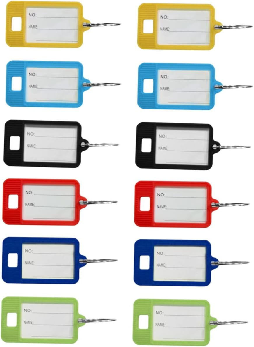 50pcs Key Tag Key Ring Tags Jewelry Tags Paper Key Tags Key Identifying Tag Key Name Tag Blank