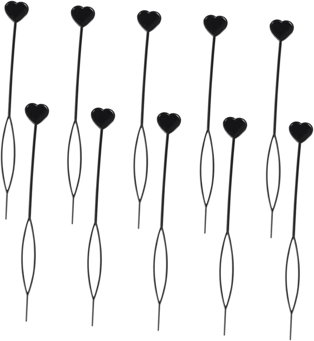 50pcs Lady Tools Hair Ponytail Black Ponytail Lady Parts Hair Crimper