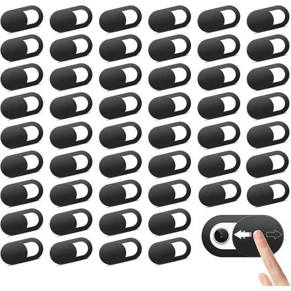 50pcs Laptop Camera Cover Slide, Ultra-Thin Webcam Cover Phone Camera Covers for Laptop, Desktop, Tablet, Smartphone, Protects Your Privacy & Security