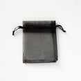 thumbnail image 1 of 50pcs/Lot Organza Drawstring Pouches For Wedding Christmas Candy Gift Bag Jewelry Organizer Packing Bulk Storage Small Bussiness Black 5x7cm, 1 of 6