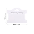 thumbnail image 1 of 50pcs/Lot Paper Bracelets Display Cards For DIY Necklace Gifts Storage Jewelry Packaging Supplies Accessories Small Businesses 7.5x9.5 WT, 1 of 6