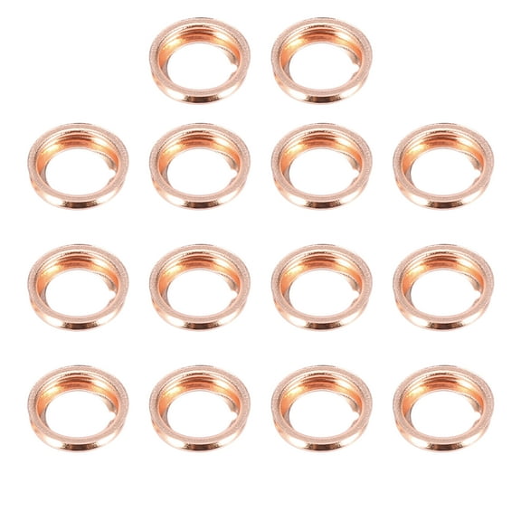 50pcs M12 Oil Drain Plug Gasket Solid Seal for Nissan for Infiniti for Mercury 11026-01M02