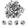 thumbnail image 1 of 50pcs M6 Hex Nut, Stainless Steel 304, Hex Drive, Metric M6x1 Nuts Fasteners, Replacement Nut, Right Hand, M6-1.0mm Hexagonal Nut, 1 of 4