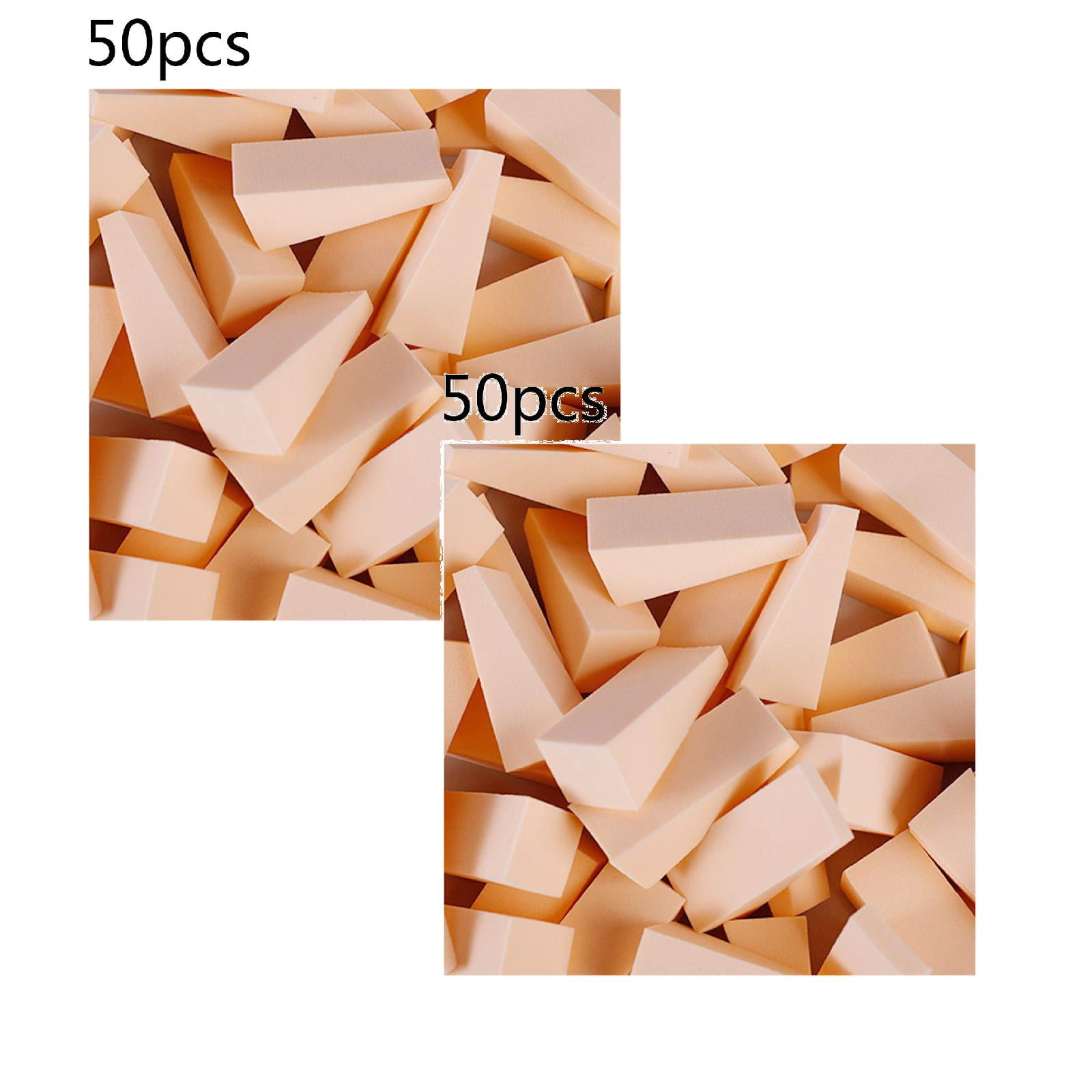 50pcs Makeup Applicator Wedges Beauty Sponges Sponge Makeup Applicator