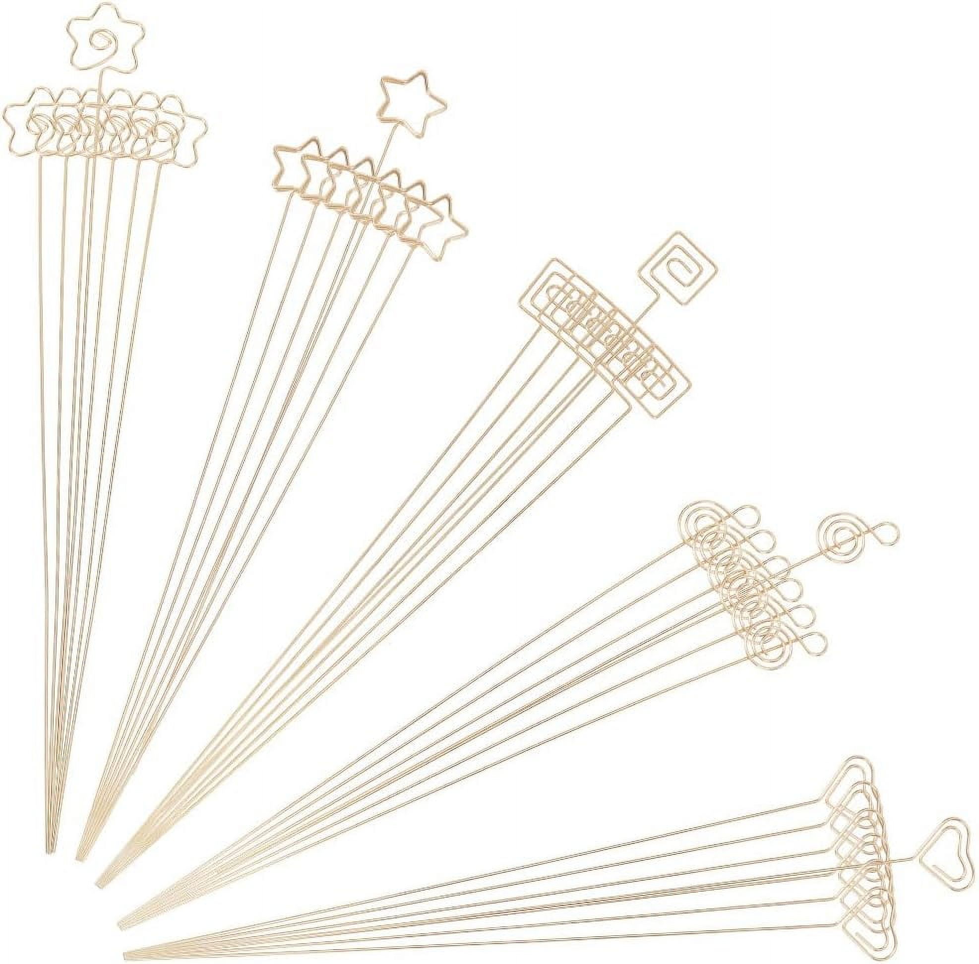 6-Pack Eiffel Tower Place Card Holders - Metal Wire Table Stands For Photos, Notes, Menus 2 thumbnail image