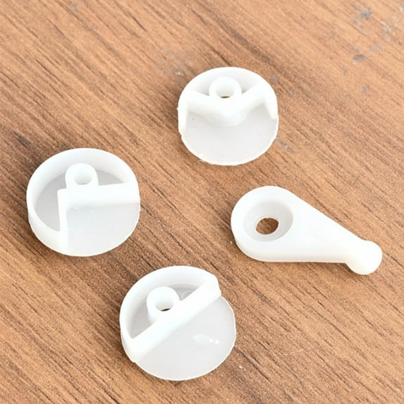 50pcs Mirror Wall Hanging Fixing Kit Frameless Plastic Wall Mounting Clips