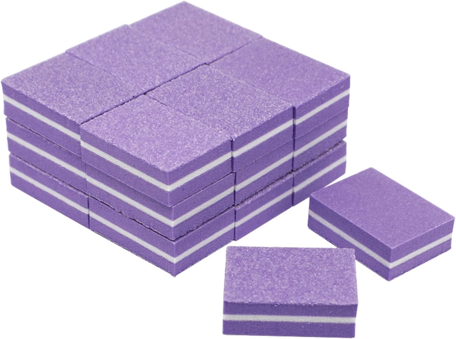 50pcs Nail Files Buffing Grit Mini Nail Buffer Block Small Sponge Nail