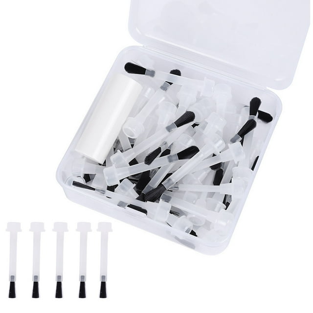 50pcs Nail Polish Applicators Brush Replacements Liquid Dipping Brush