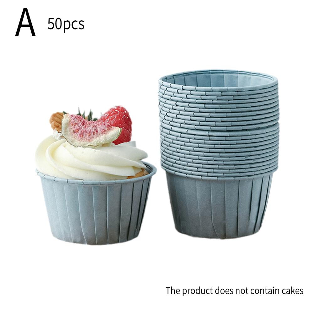 50 pce Tulip Cupcake Liners Paper Baking Cup Holders and Muffin