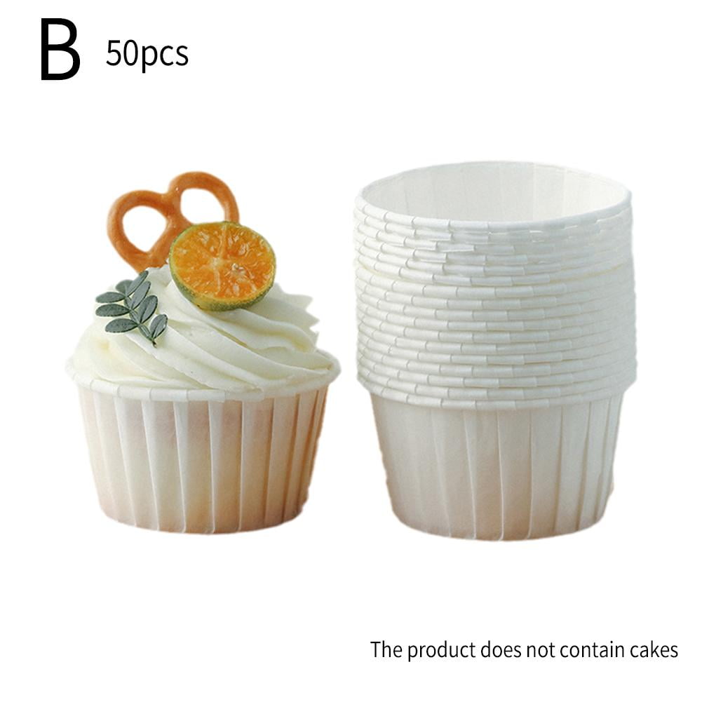 STANDARD Foil Cupcake Liners / Baking Cups – 50 ct SLATE (LT BLACK) – Cake  Connection