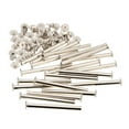 thumbnail image 1 of 50pcs Nickel Plated Binding M5 Screws Nail Rivet Studs Photo Album Account Book Leather Craft Belt Wallet Tubular Rivet, 1 of 6