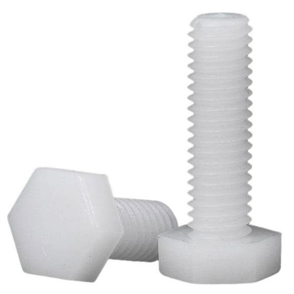 50pcs Nylon Outer Hexagon Bolt M8x80mm