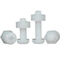 thumbnail image 1 of 50pcs Nylon Round head screw and nut set M4x25mm, 1 of 5