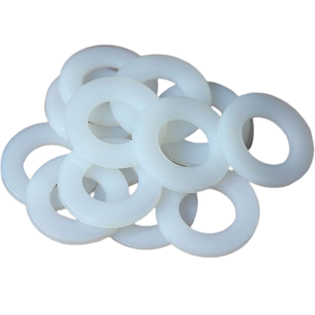 50pcs Nylon enlarged and thickened flat washer M8x22mmx2mm
