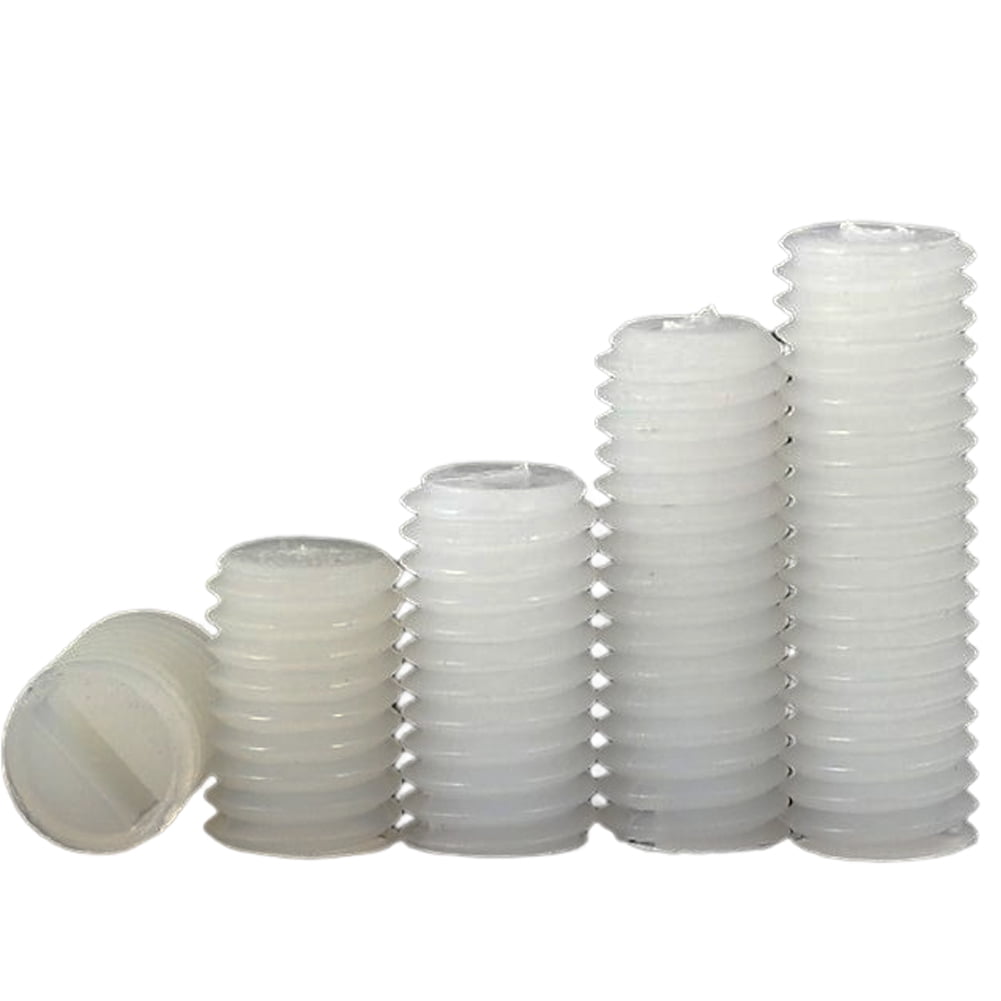 50pcs Nylon machine meter set screw M4x25mm