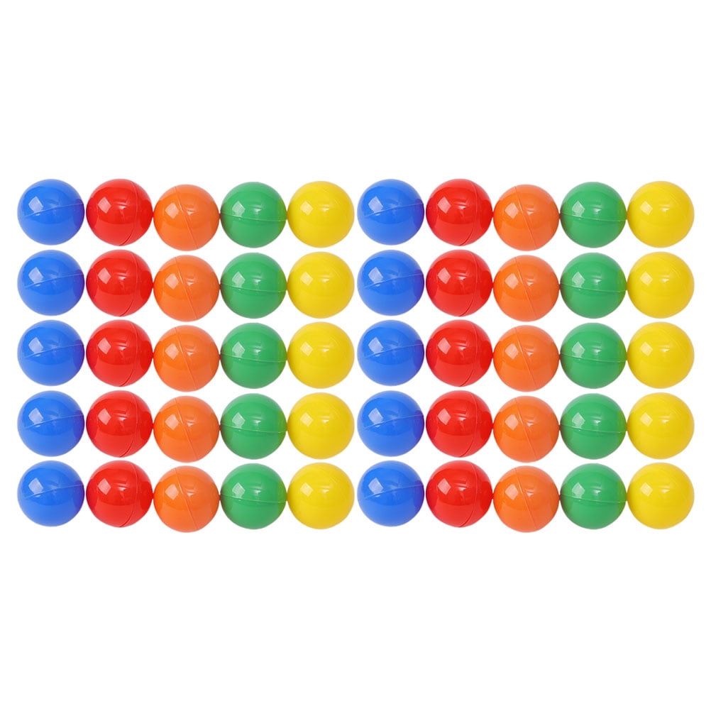 100pcs Hollow Openable Bingo Balls – No Numbers, Colorful Raffle Game Props