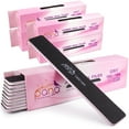 thumbnail image 1 of 50pcs - PANA Jumbo Double-Sided Emery Nail File for Manicure, Pedicure, Natural, and Acrylic Nails - Black (Grit 180/180), 1 of 9