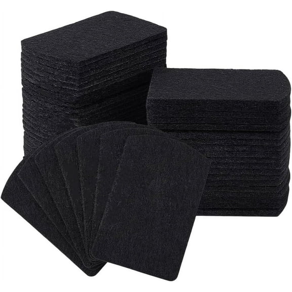 50pcs PH 50pcs Essential Oil Pads Aroma Pads Unscented Refill Pad Essential Oil Diffuser Pad Replacement Perfume Pads for Room Humidifier Air Purifier Scent Diffuser Black 2.8x1.8 Black