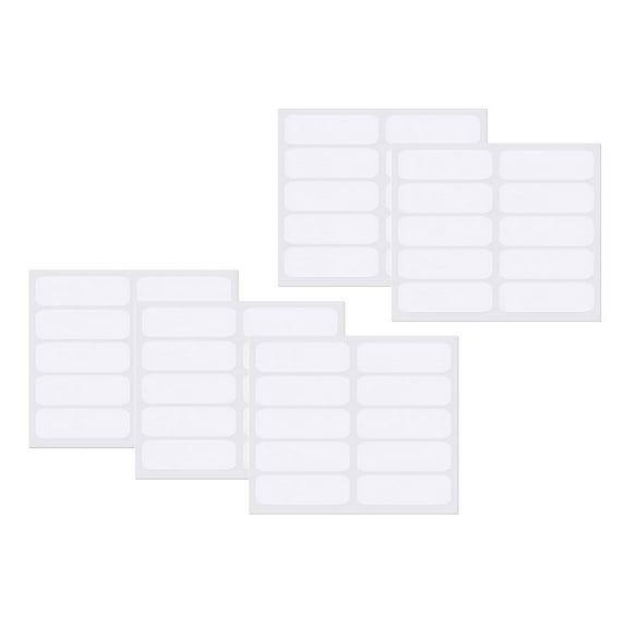 50pcs/Pack Handwritten Washable Textiles Markers Not Fade Cloth Stickers No-Iron Clothing Labels for Apparel Sorting