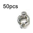thumbnail image 1 of 50pcs Parrot Leg Ring Foot Clips Clip-on Rings Outdoor Fly Training Accessories, 1 of 21