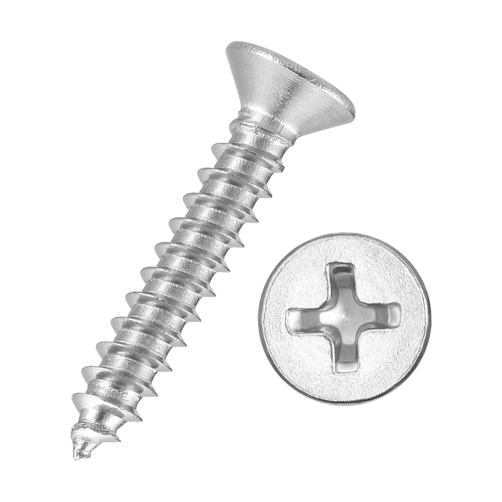 100 Pcs #8-32 X 1/2" Truss Head Machine Screws, 304 Stainless Steel, Phillips Drive
