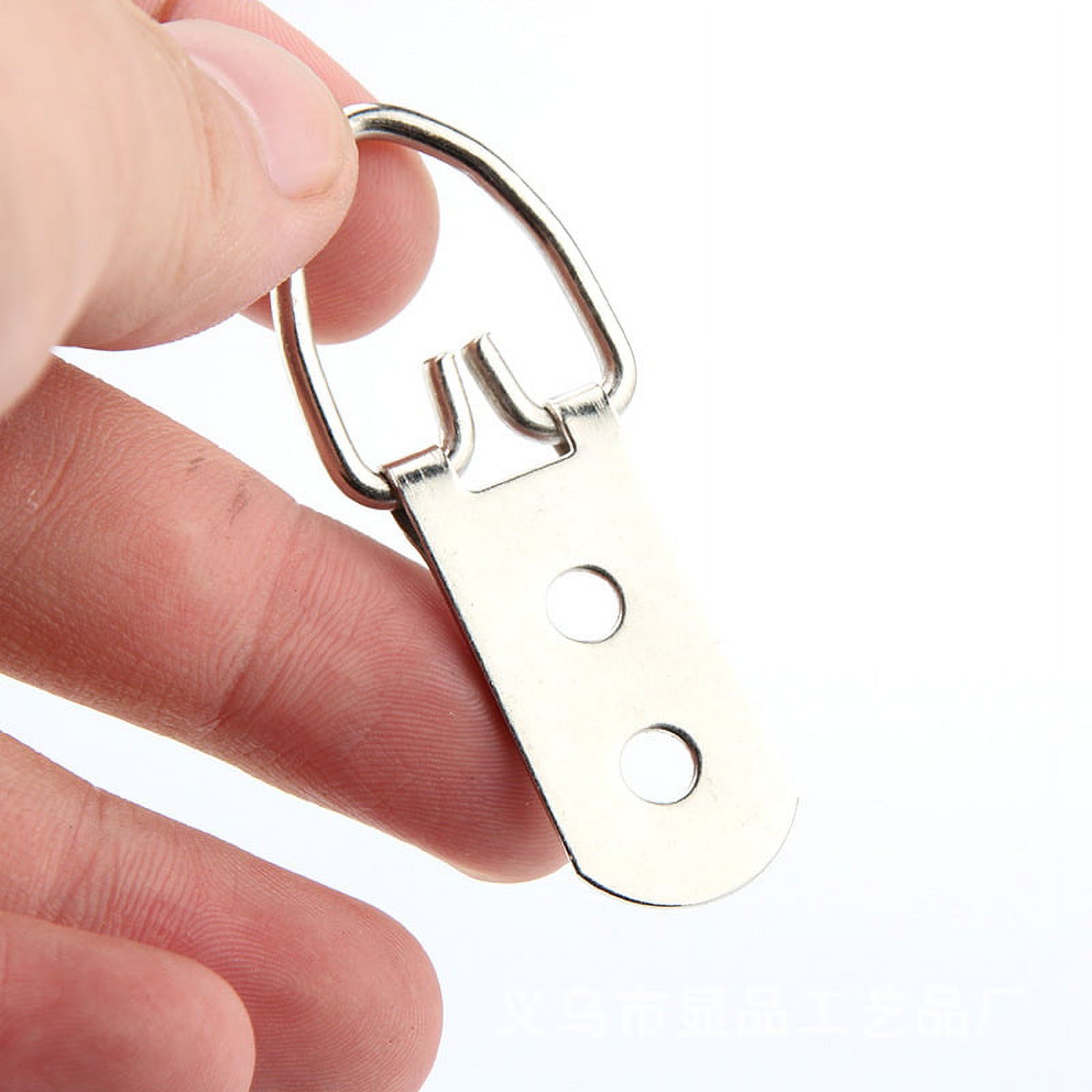50pcs Picture Hanging Hooks Metal Hangers D Ring Picture Hangers for
