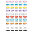 thumbnail image 1 of 50pcs Pieces 3g Empty Clear Plastic Sample Containers with Lids Cosmetic Jars (Mix 3g), 1 of 5