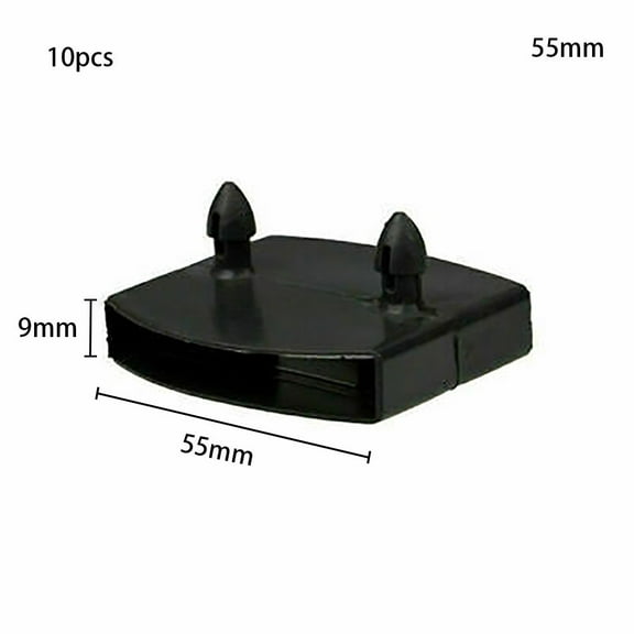50pcs Plastic Bed Slat Holders Cap Fixings 2 Pins Sides Centre Ends Middle for Metal Leather Wooden Sofa Bunk Beds
